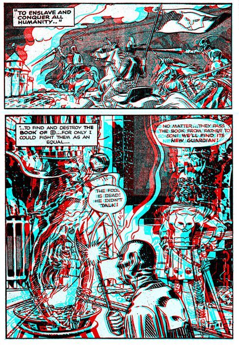 Ray Zone-3-D comic book page